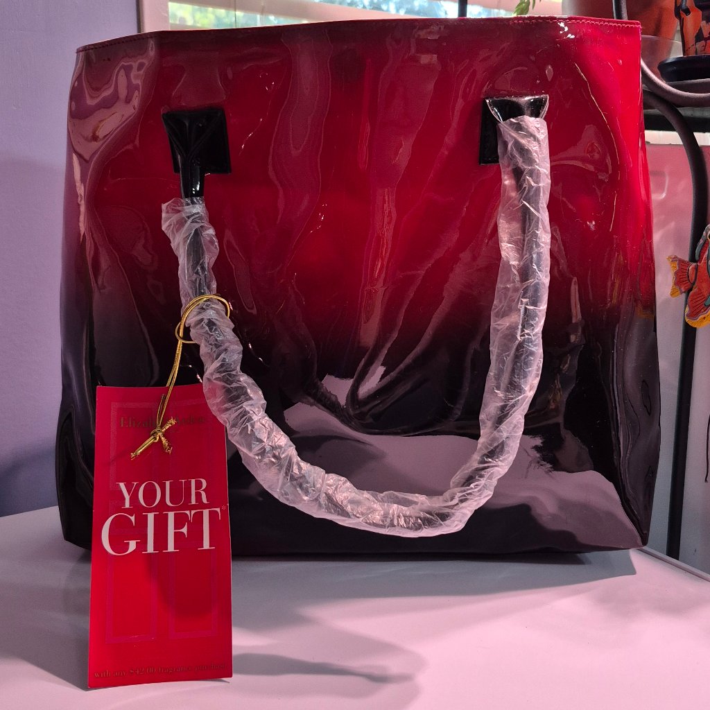 Vintage Elizabeth Arden Tote Bag Red Door Free WPurchase